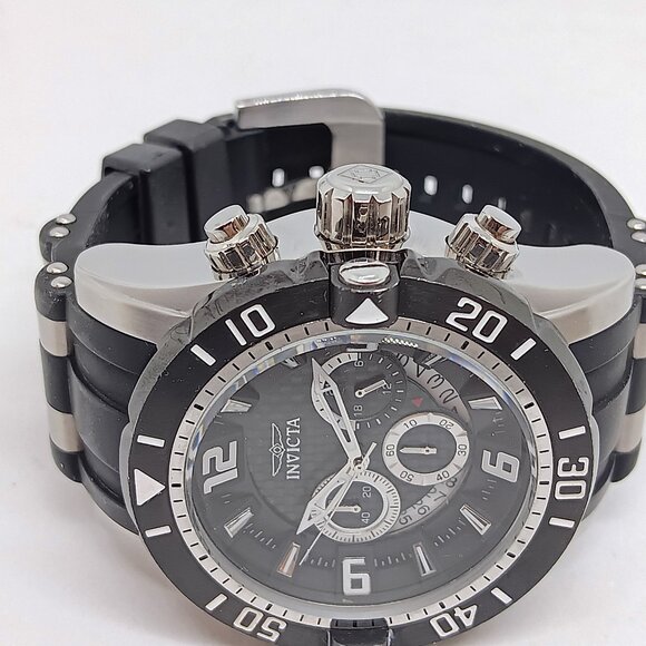 Invicta Black and Silver Men's Watch - Picture 9 of 10